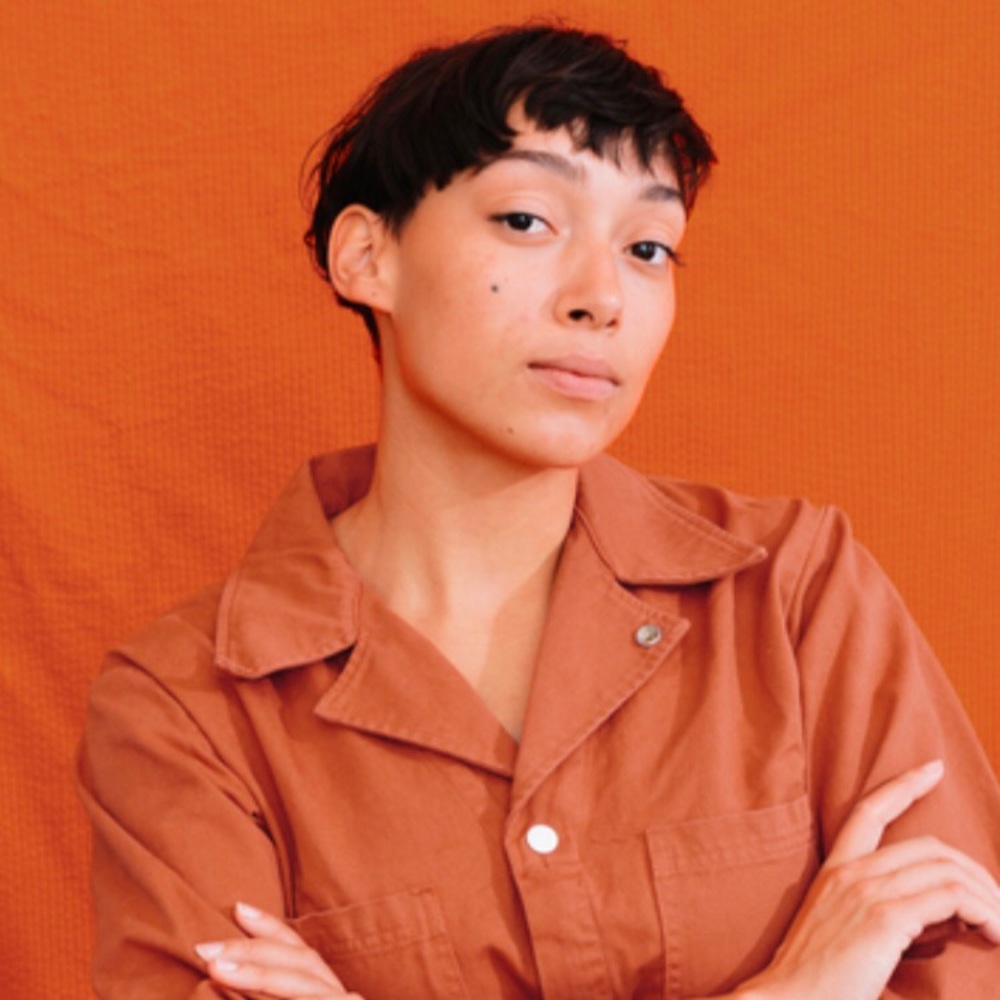 Burnt orange big bud press jumpsuit, size small